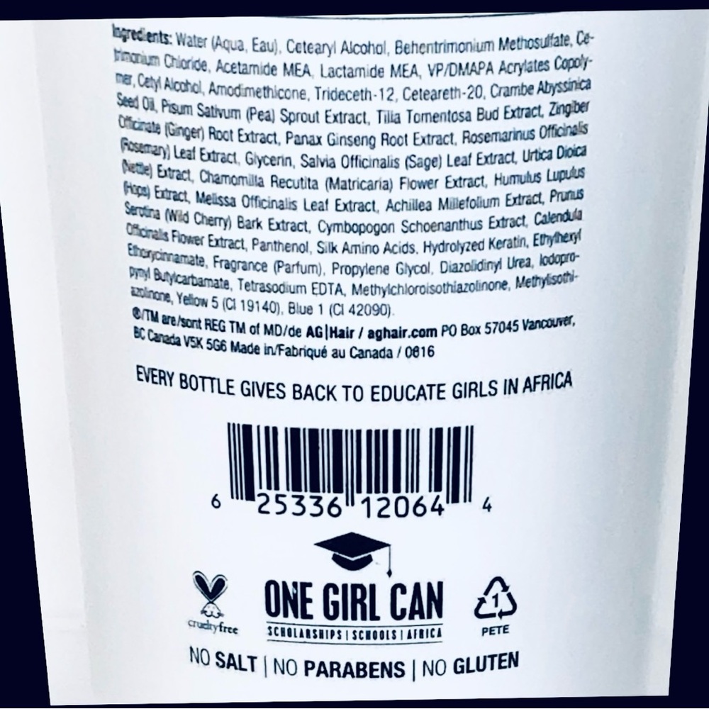 AG Hair Care Thikk Rinse Sulfate Free Color Safe Conditioner - Picture 5 of 8